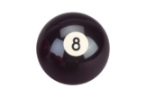 Billard Kugel "Nr.8", schwarz,57,2mm -